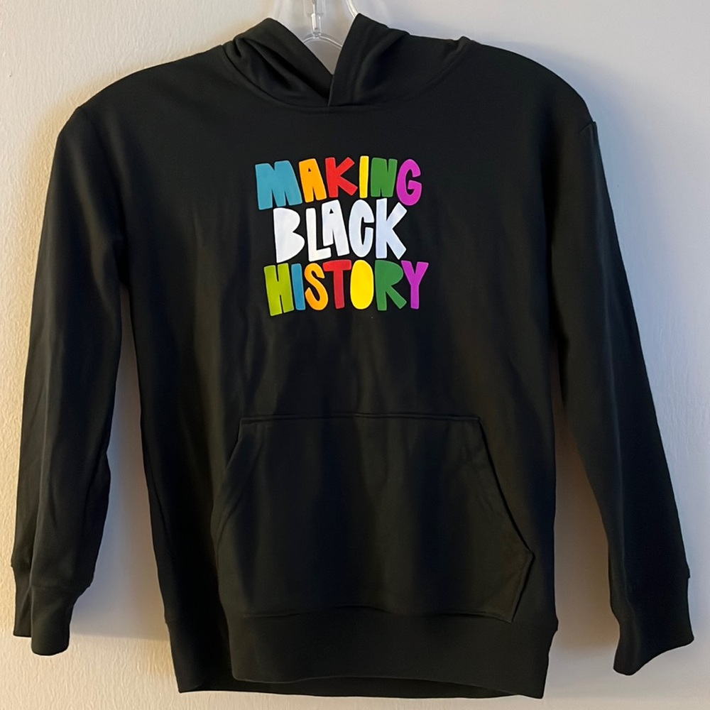 MAKING BLACK HISTORY Long Sleeve Kangaroo Pocket HOODIE *Black, White + 6 Colors